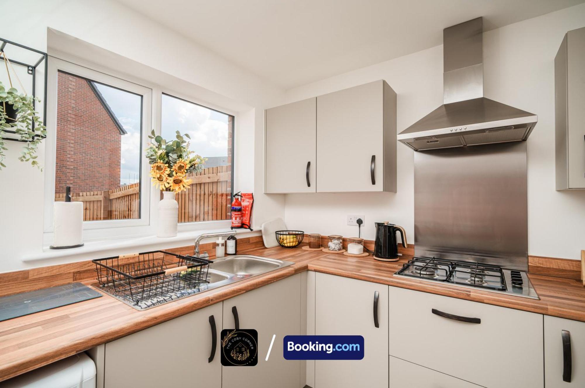 Manchester 3-Bed House, Free Parking & Wifi 아파트 외부 사진